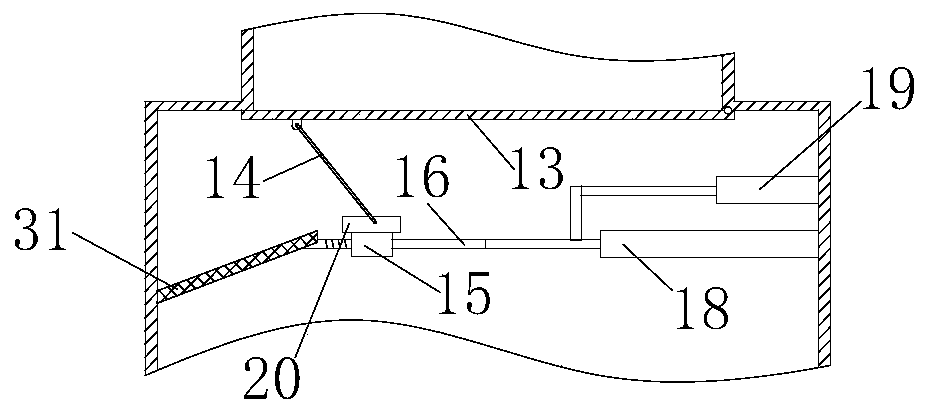 A corn crushing device for agricultural production