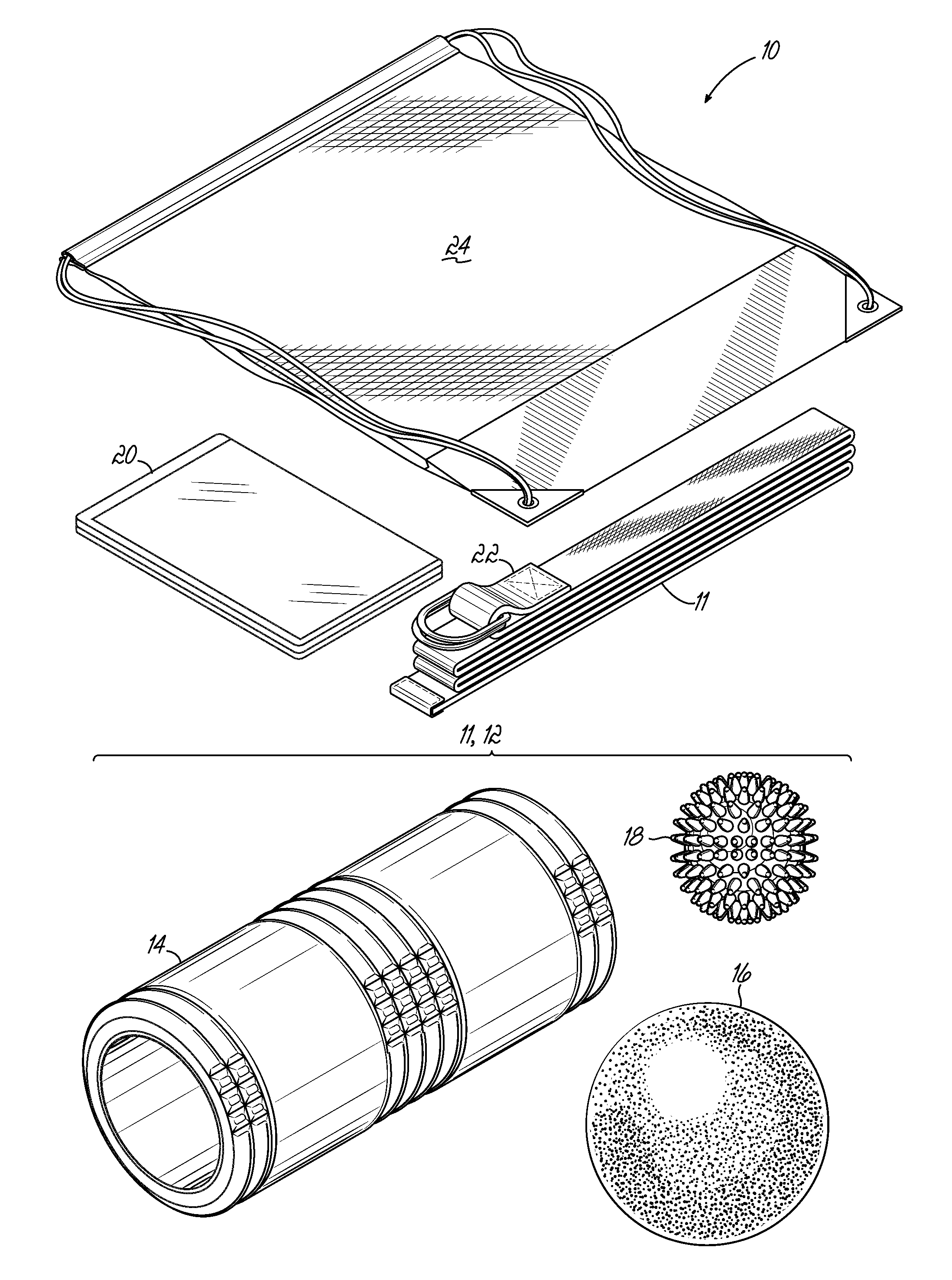 Method for relieving pain and a kit therefor