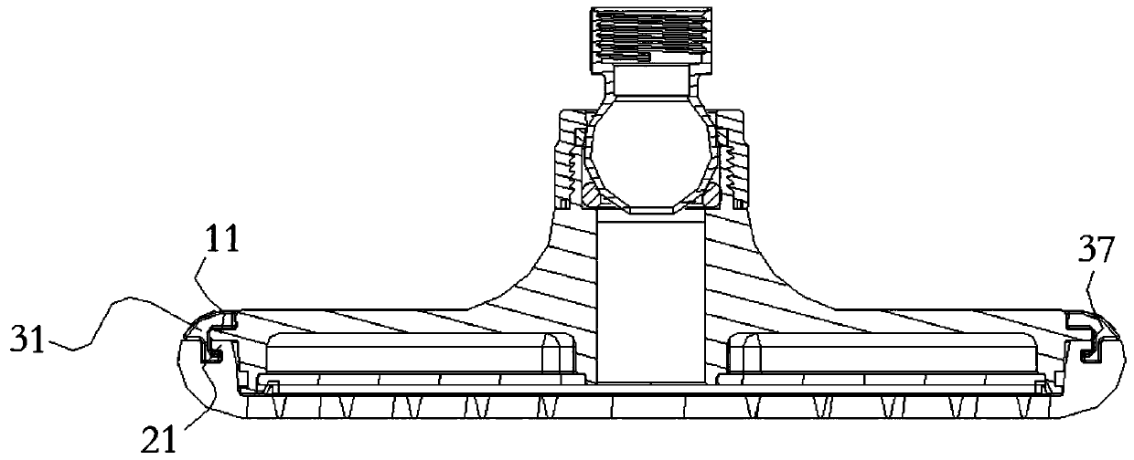 Shower device fast to mount and dismount