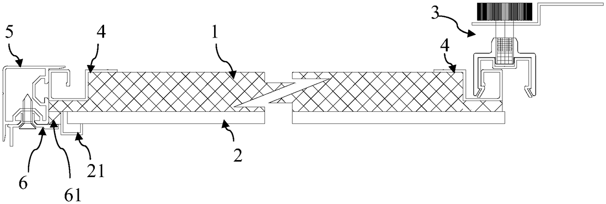 Silver mirror installation assembly and installation method thereof