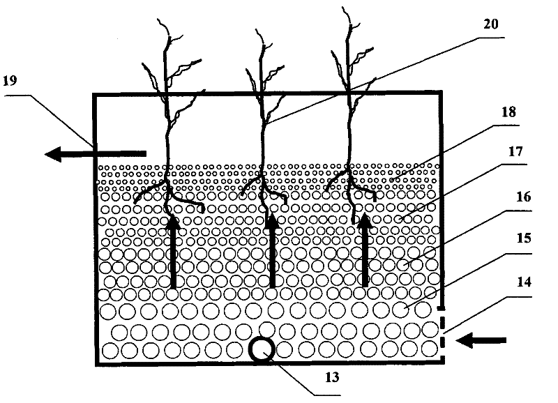 Industrial mariculture efflux water recycling and utilization system based on constructed wetlands, and method thereof