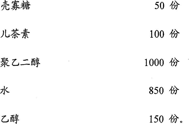 Antibacterial solidifying agent of excavated bamboo and wood ware