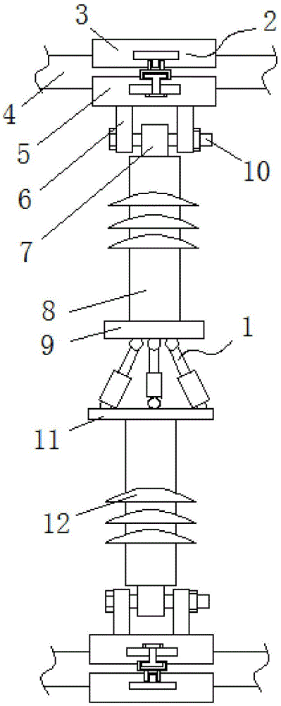 Composite phase-to-phase spacer