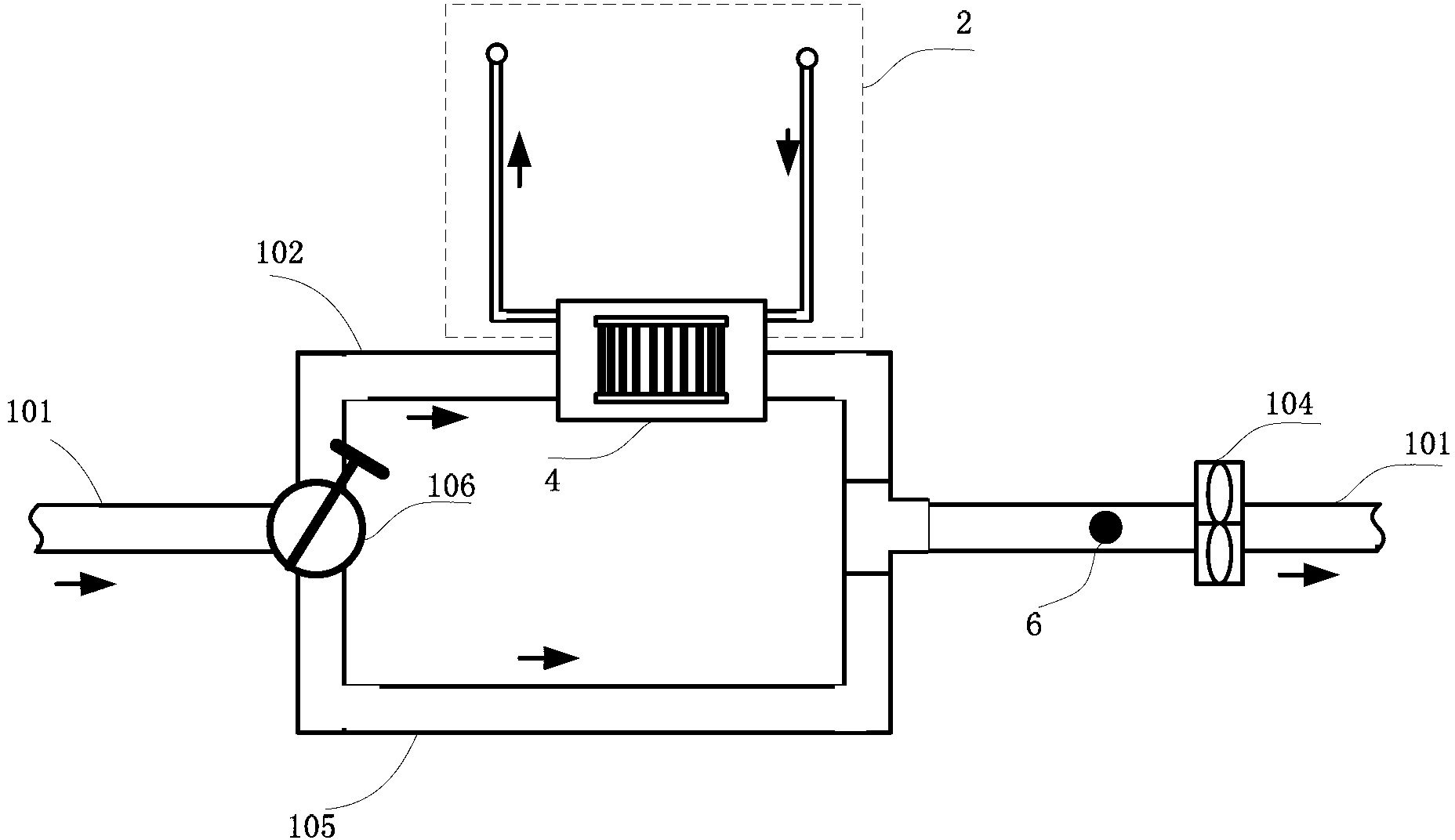 Independent temperature and humidity control system for sealed cabin of space aircraft and implementation method