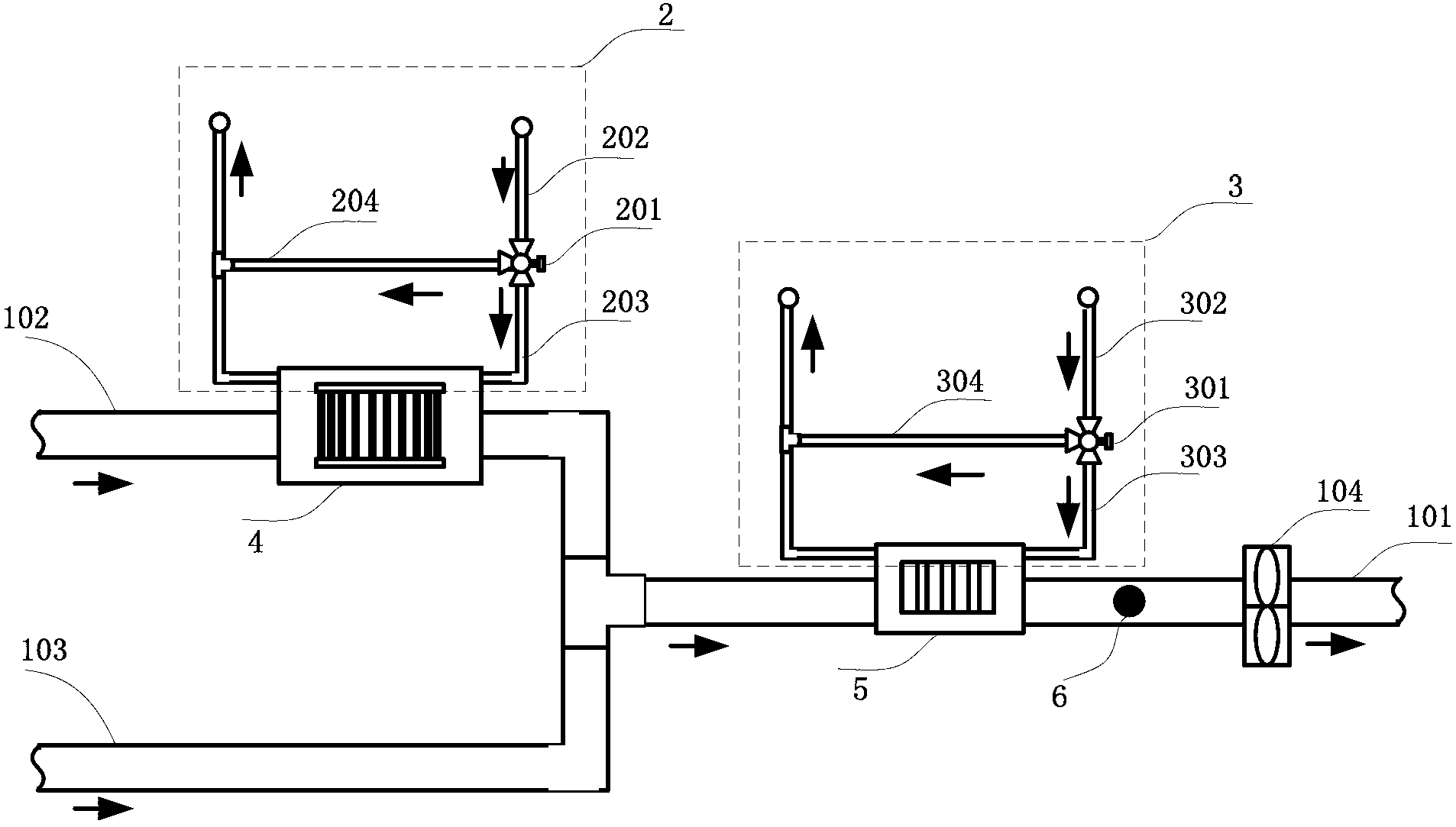 Independent temperature and humidity control system for sealed cabin of space aircraft and implementation method