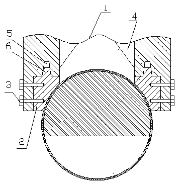 Slide block structure of wheel rim slag scraper