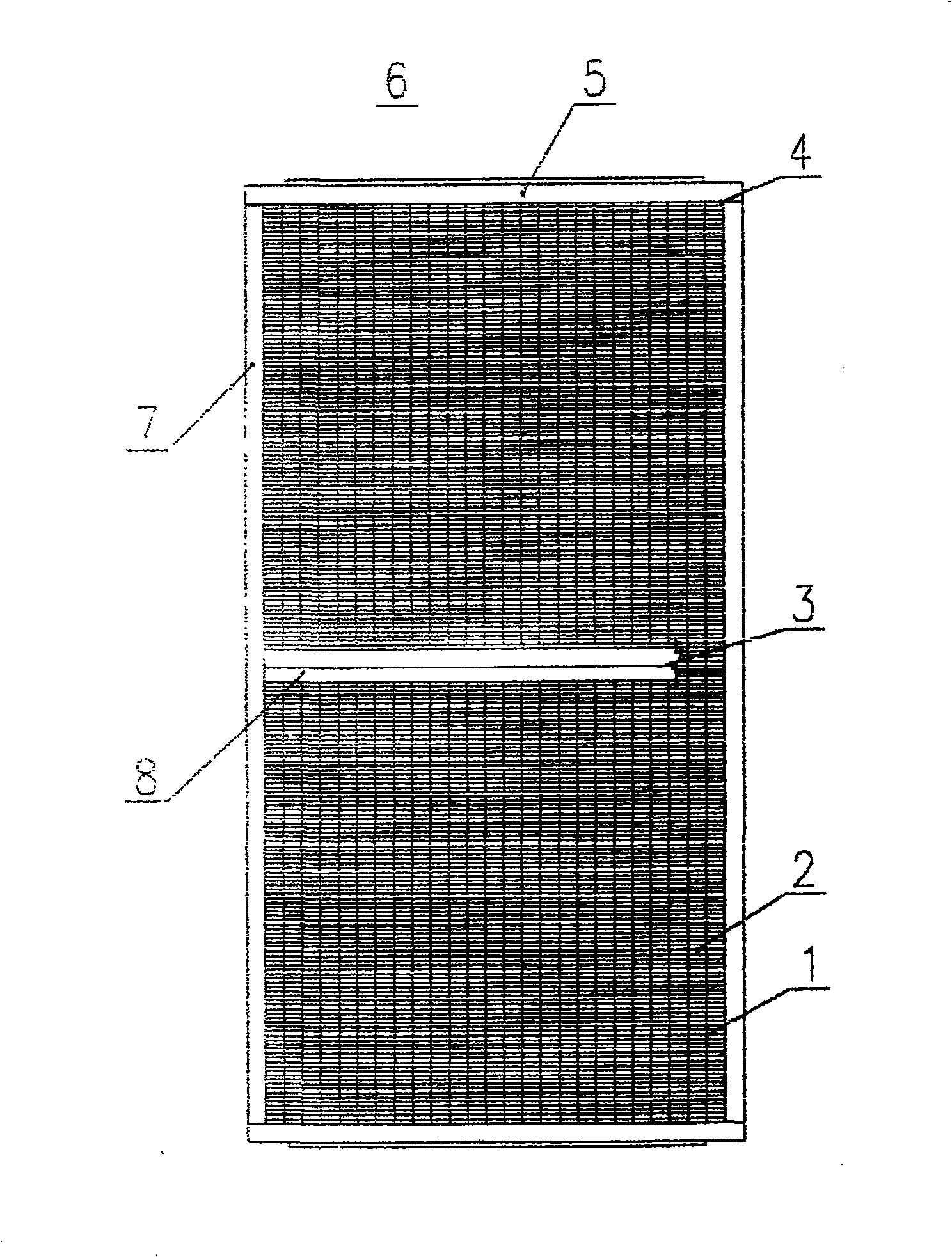 Improved low temperature heat pipe heat exchanger