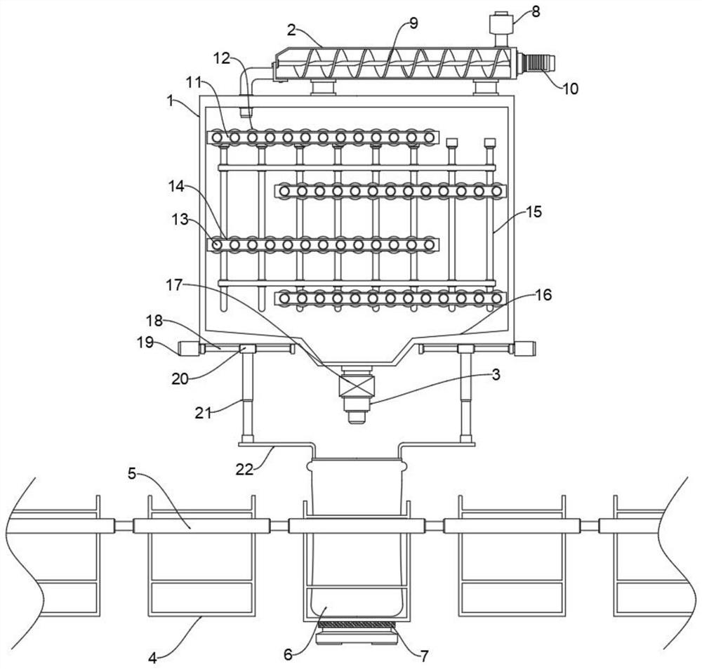 Packaging machine for compound fertilizer production