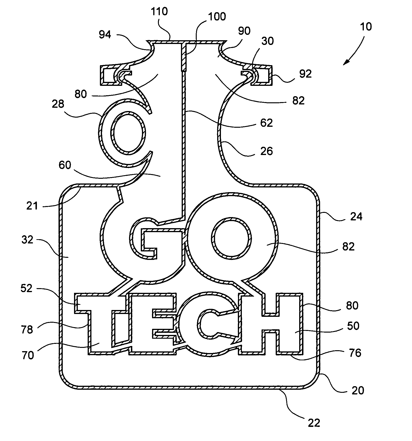 Multiple-vessel container