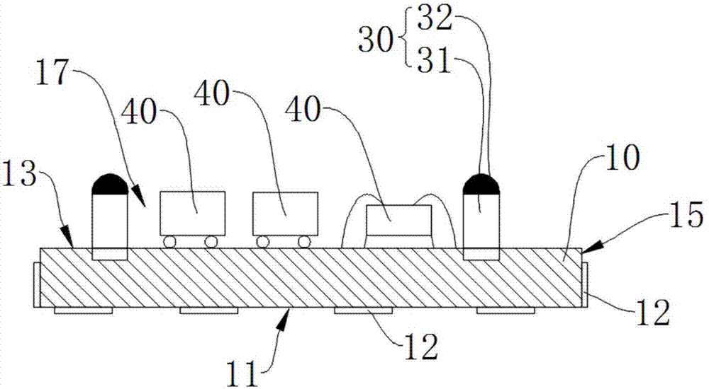 Packaging structure and electron device
