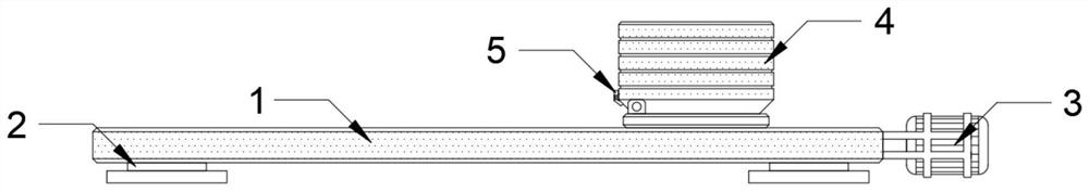 Antibacterial plastic production device and using method thereof