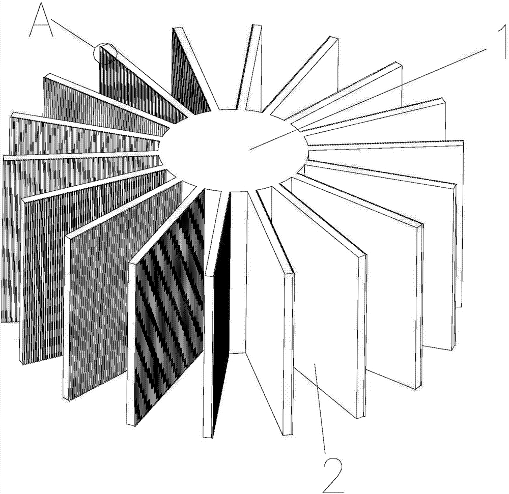 Bionic air-cooled minisize radiator with bionic grass carp fish scale microstructure surface