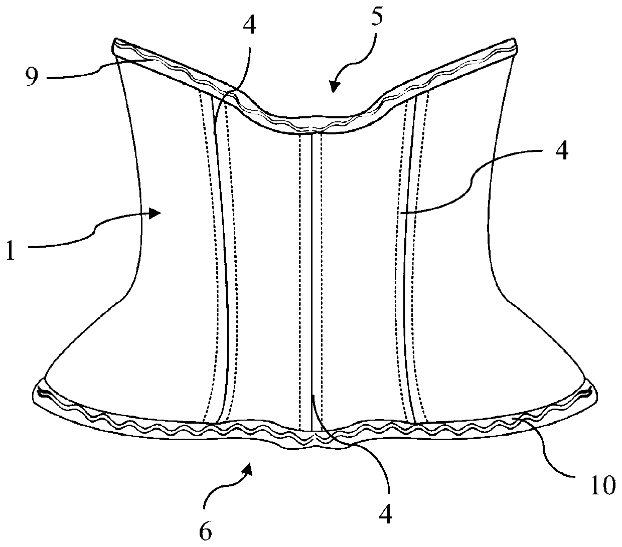 Neck protecting device