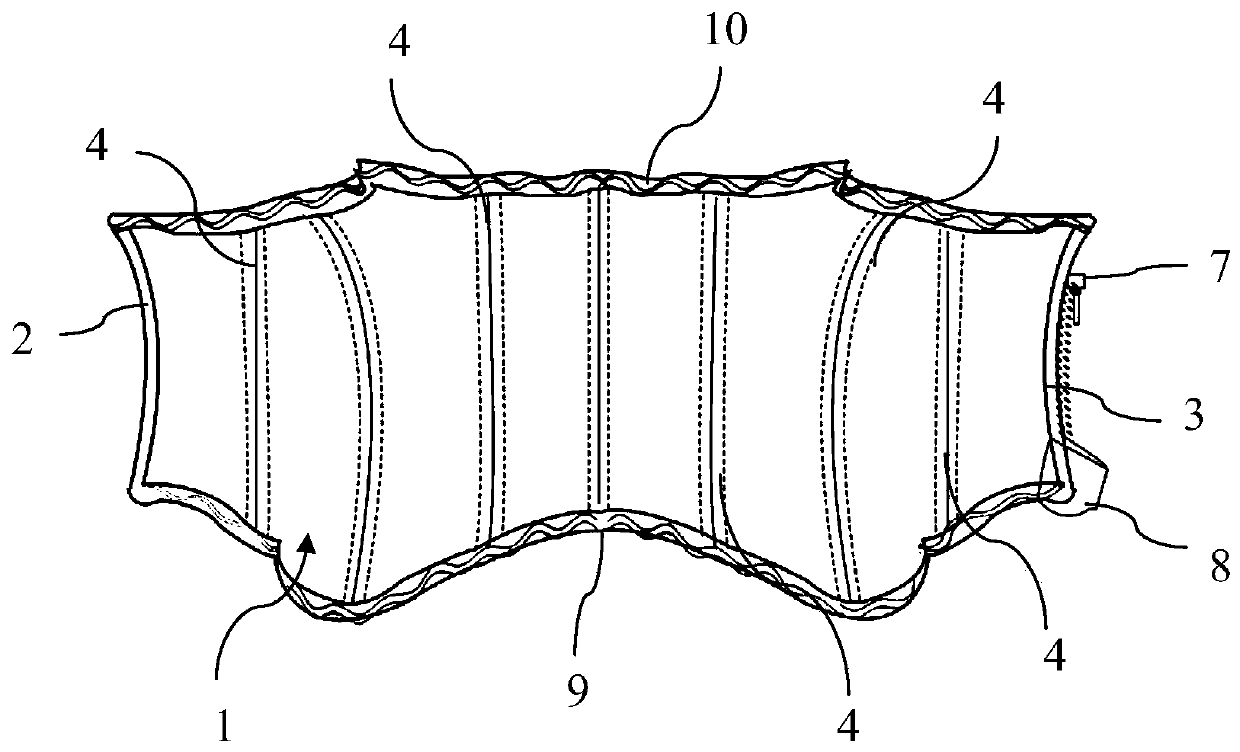 Neck protecting device