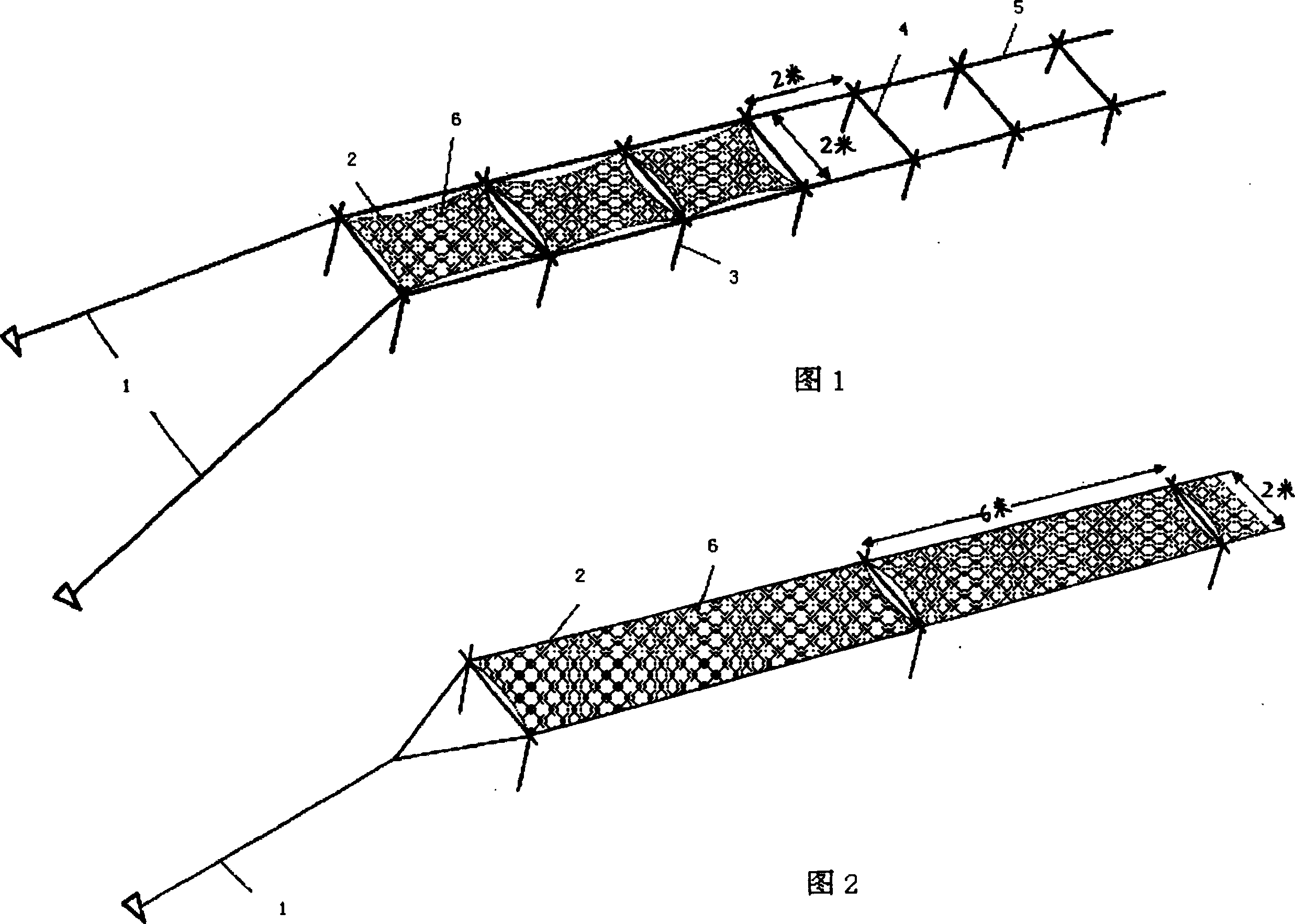 Light wind wave resisting laver culturing raft and its application