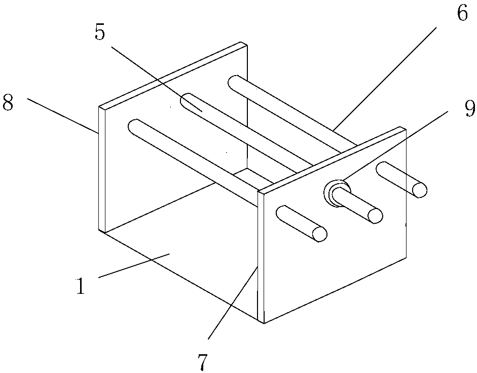 Plastic profile cutting device