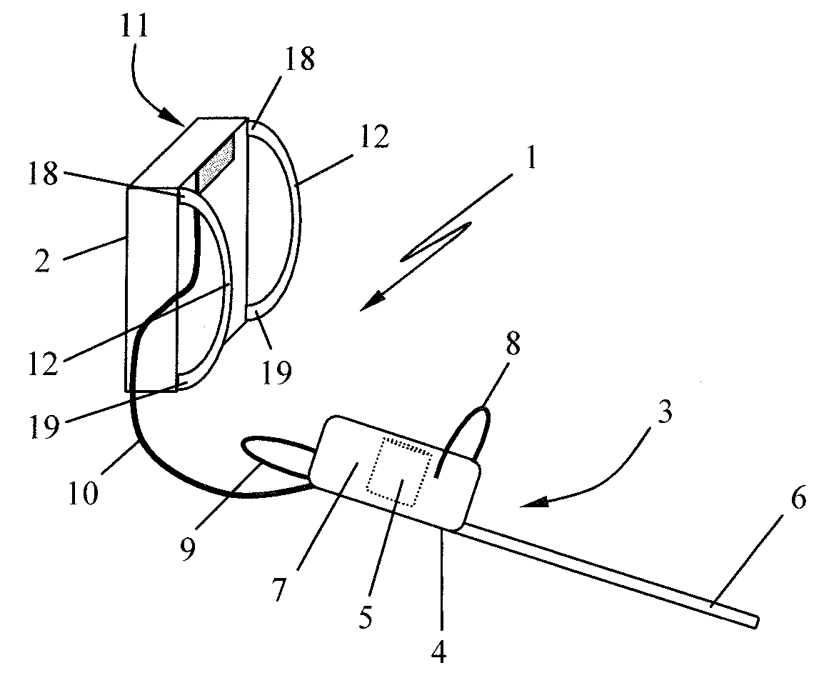 Portable work apparatus having straps