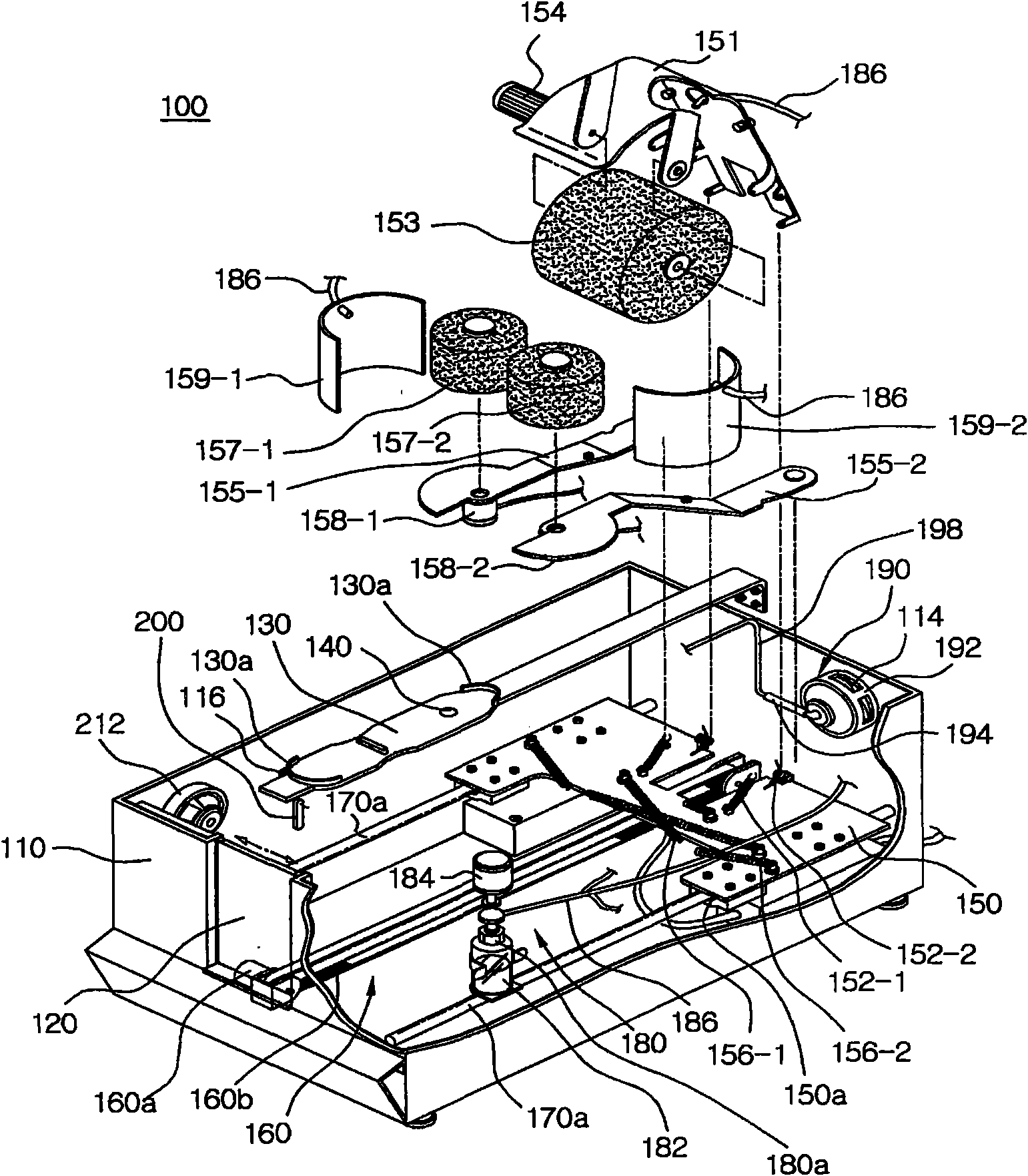 Apparatus for shining shoes