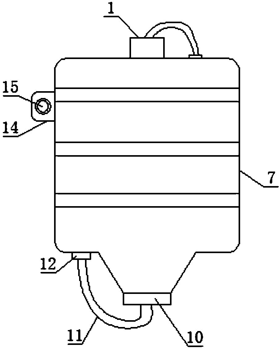 Portable emergency drinking water bag