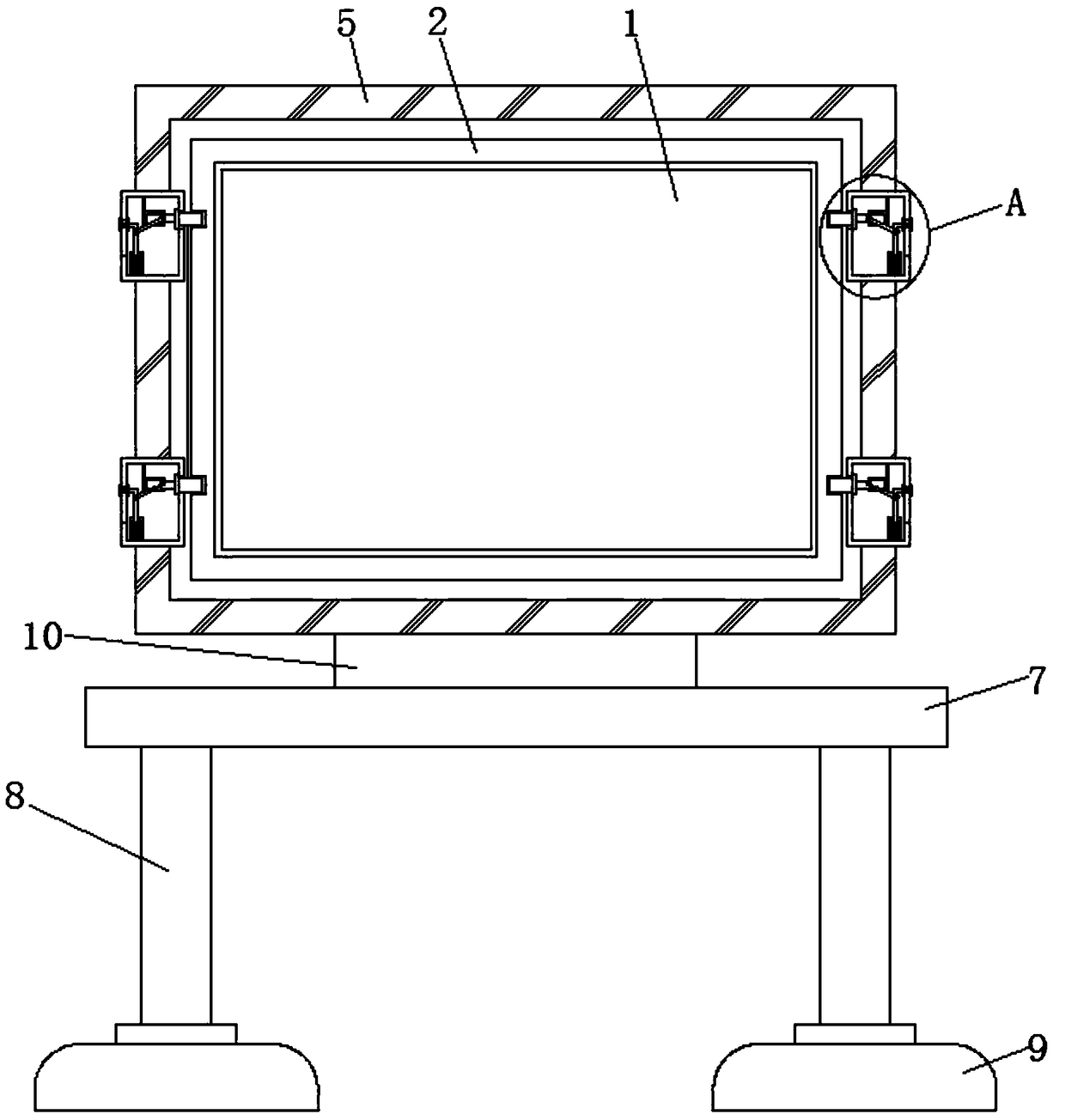 Information technology consulting service display device