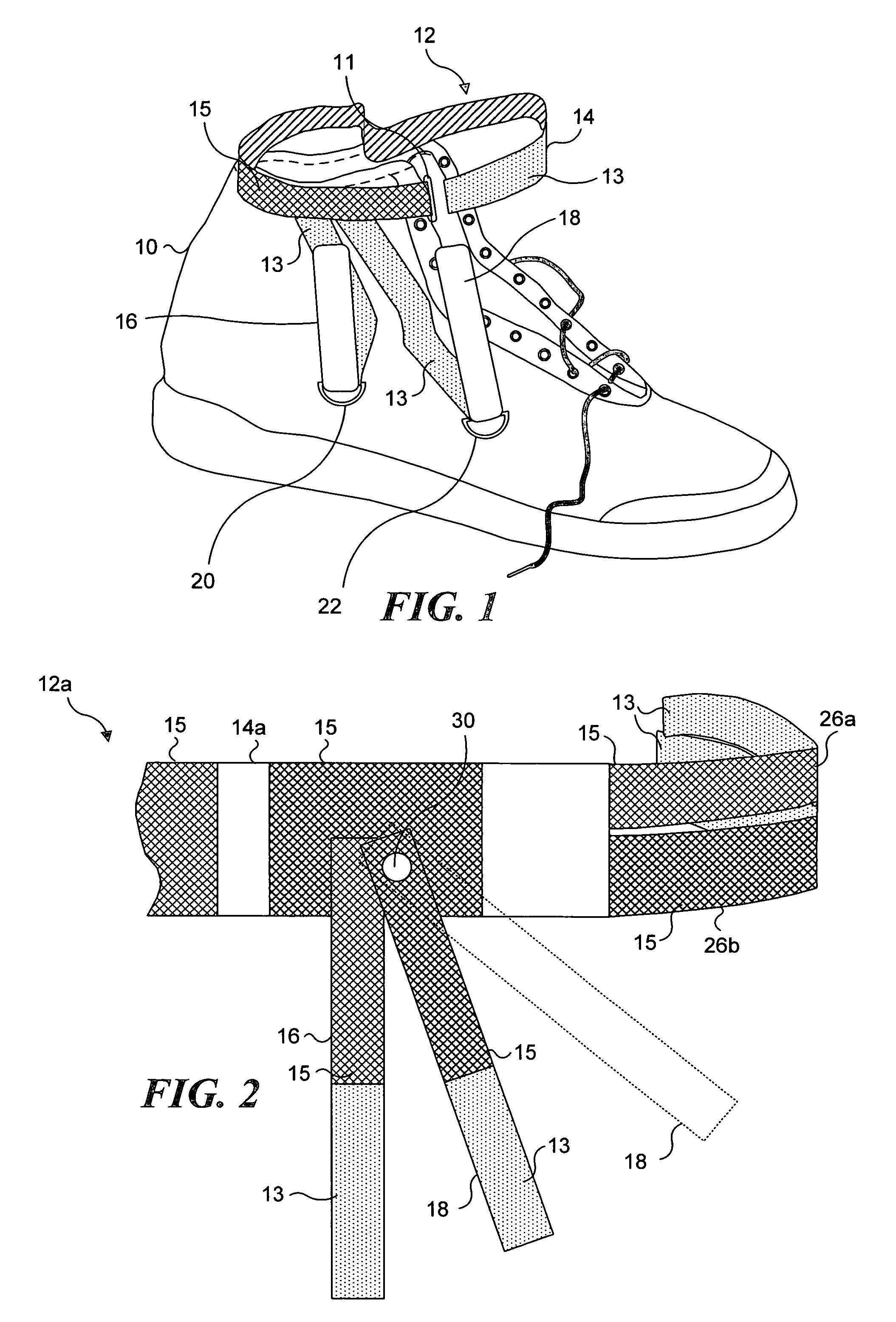 Ankle and foot stabilization support