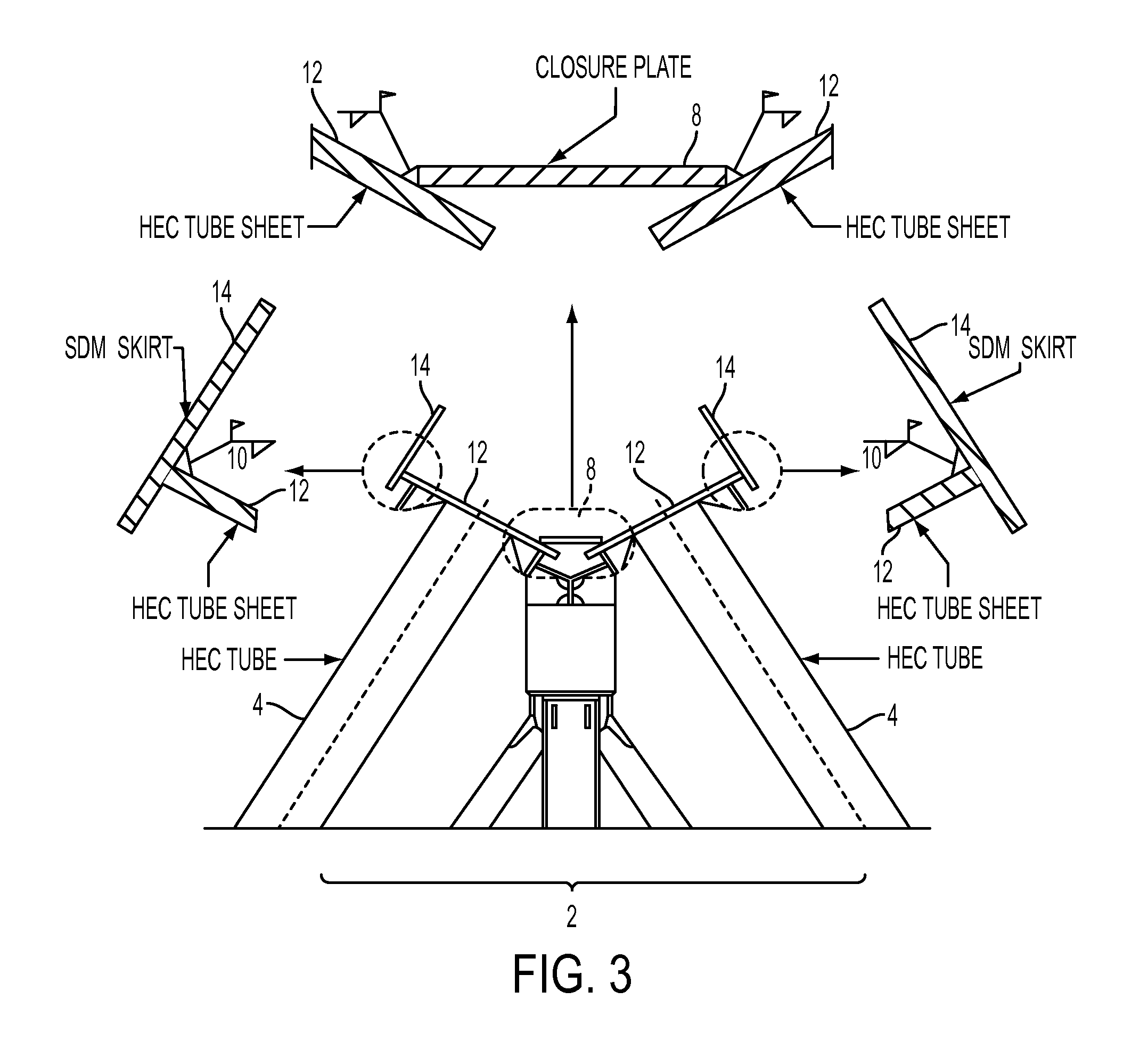 Apparatus and Method for Connecting Air Cooled Condenser Heat Exchanger Coils to Steam Distribution Manifold