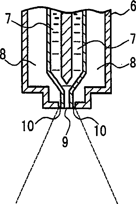 Surface treating method for panel of image display and display thereof