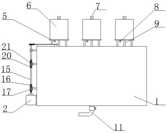 Digitized intelligent dosing profile control and displacement device for oil field