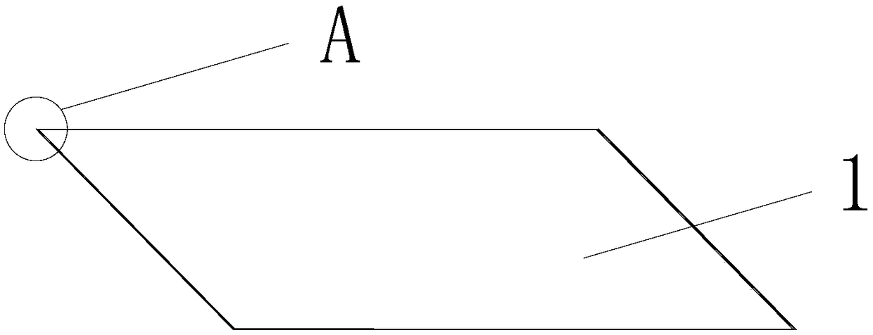 Miniature optical device structure with double parallel reflection surfaces and processing method