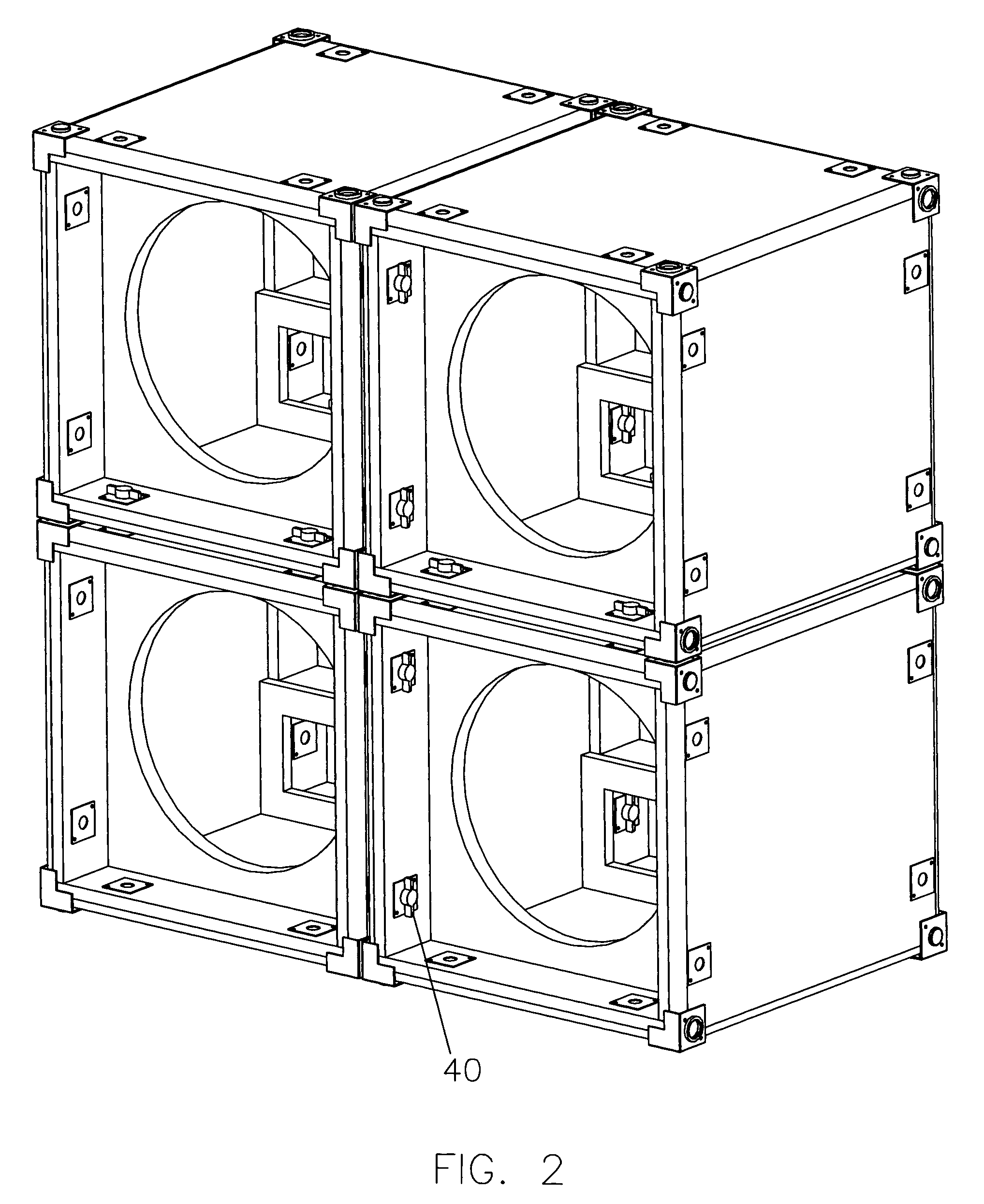 Modular speaker cabinet