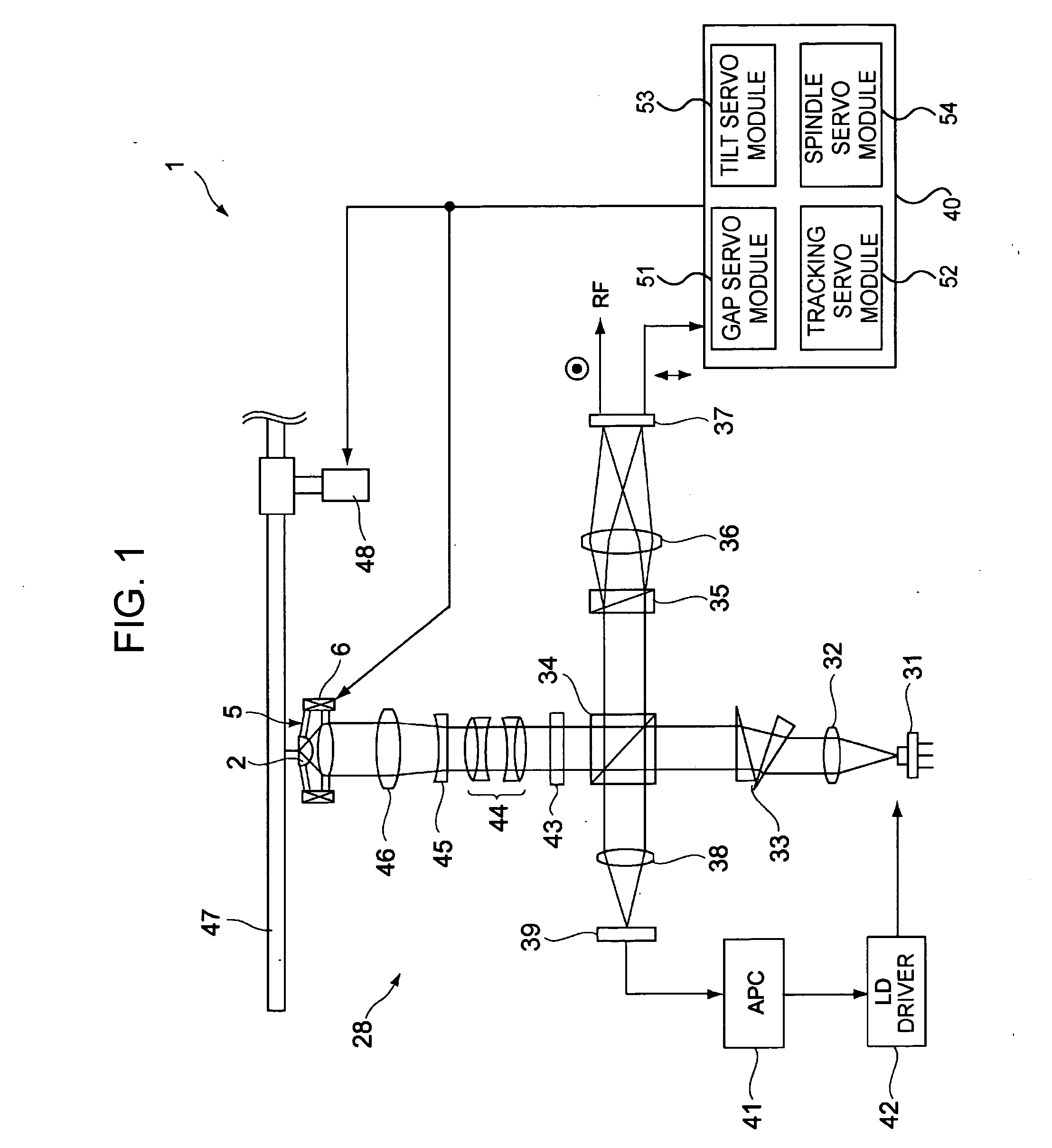 Optical disk drive, optical disk apparatus, and method for driving the apparatus