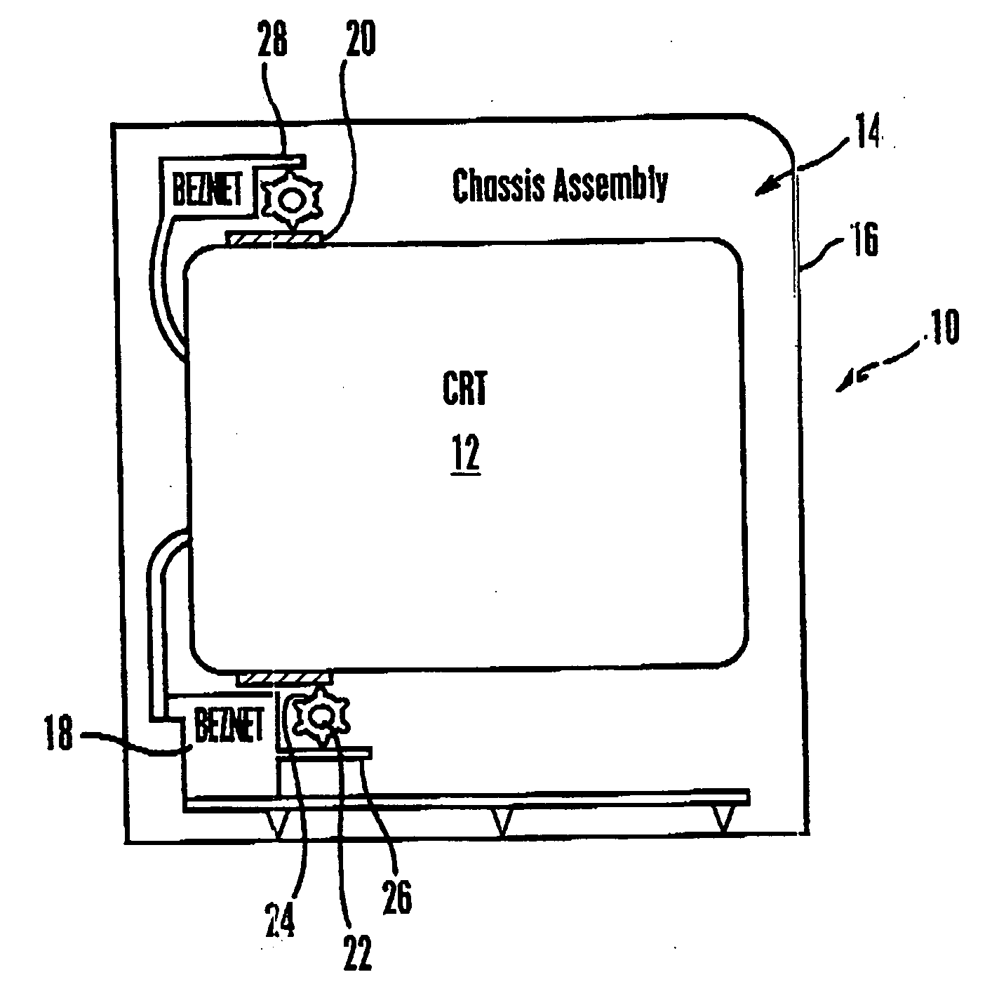 Noise dampening degaussing coil holder