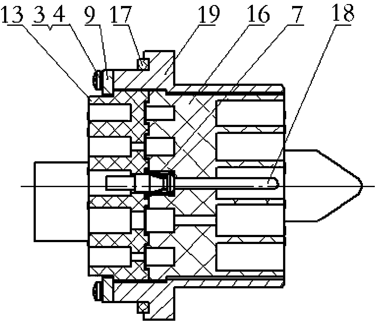Multiple-freedom-degree floating electric connector with self-calibration function
