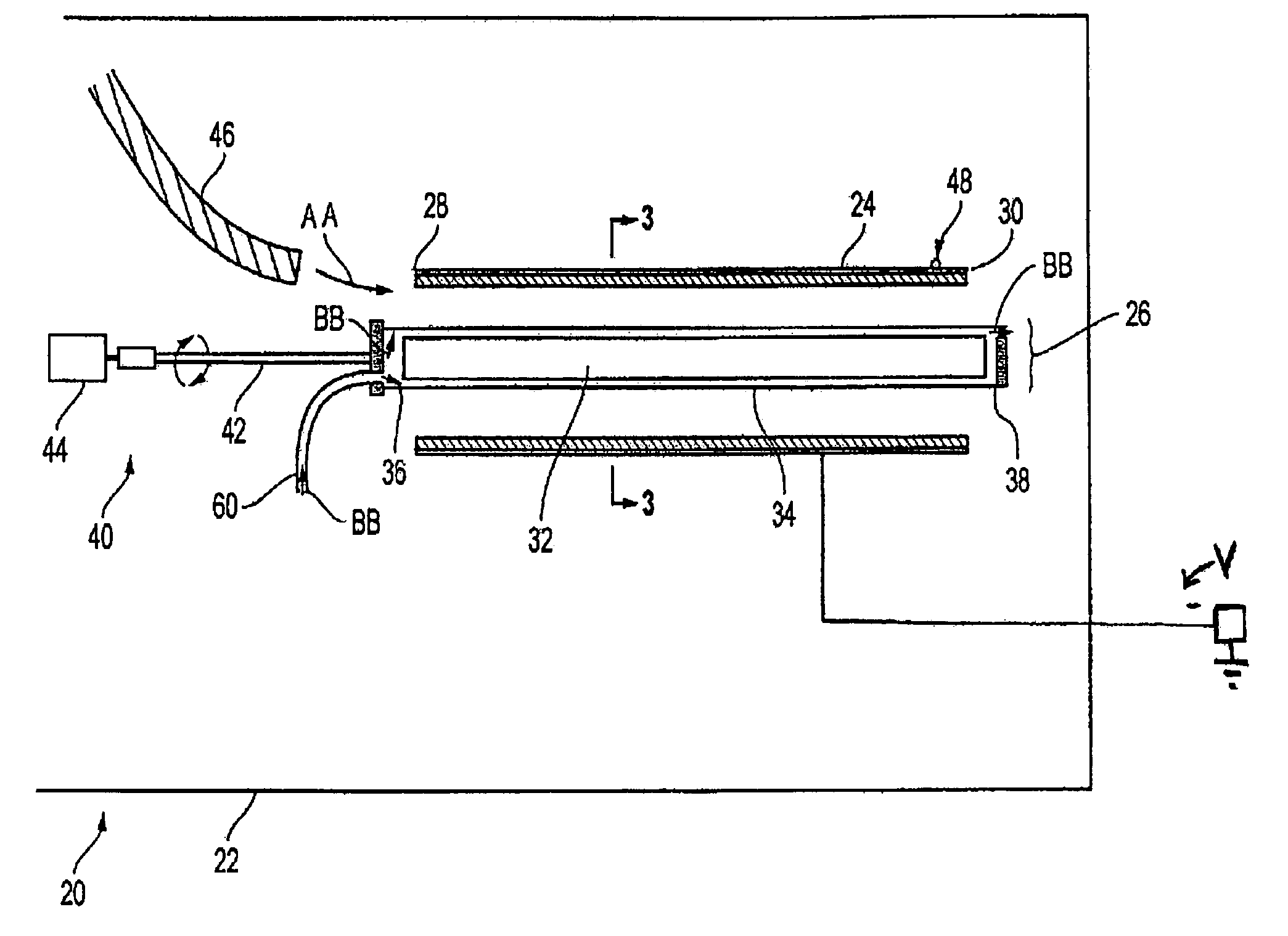 Method for depositing coatings on the interior surfaces of tubular structures