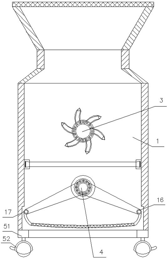 Crushing and screening integrated device for road and bridge construction and operation method