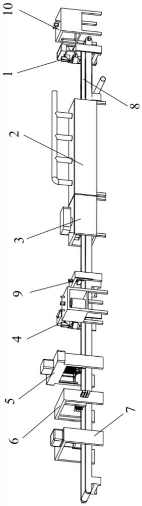 Full-automatic cake production line