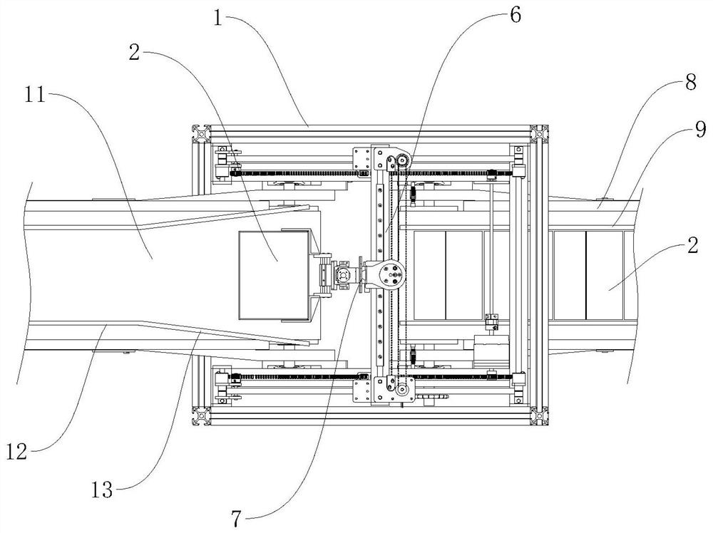 A follow-up material receiving and packing equipment for acrylic advertising characters