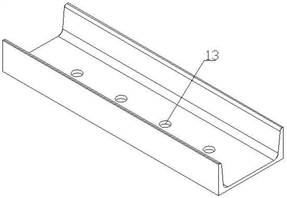 Rapid assembly type supporting bracket and supporting method