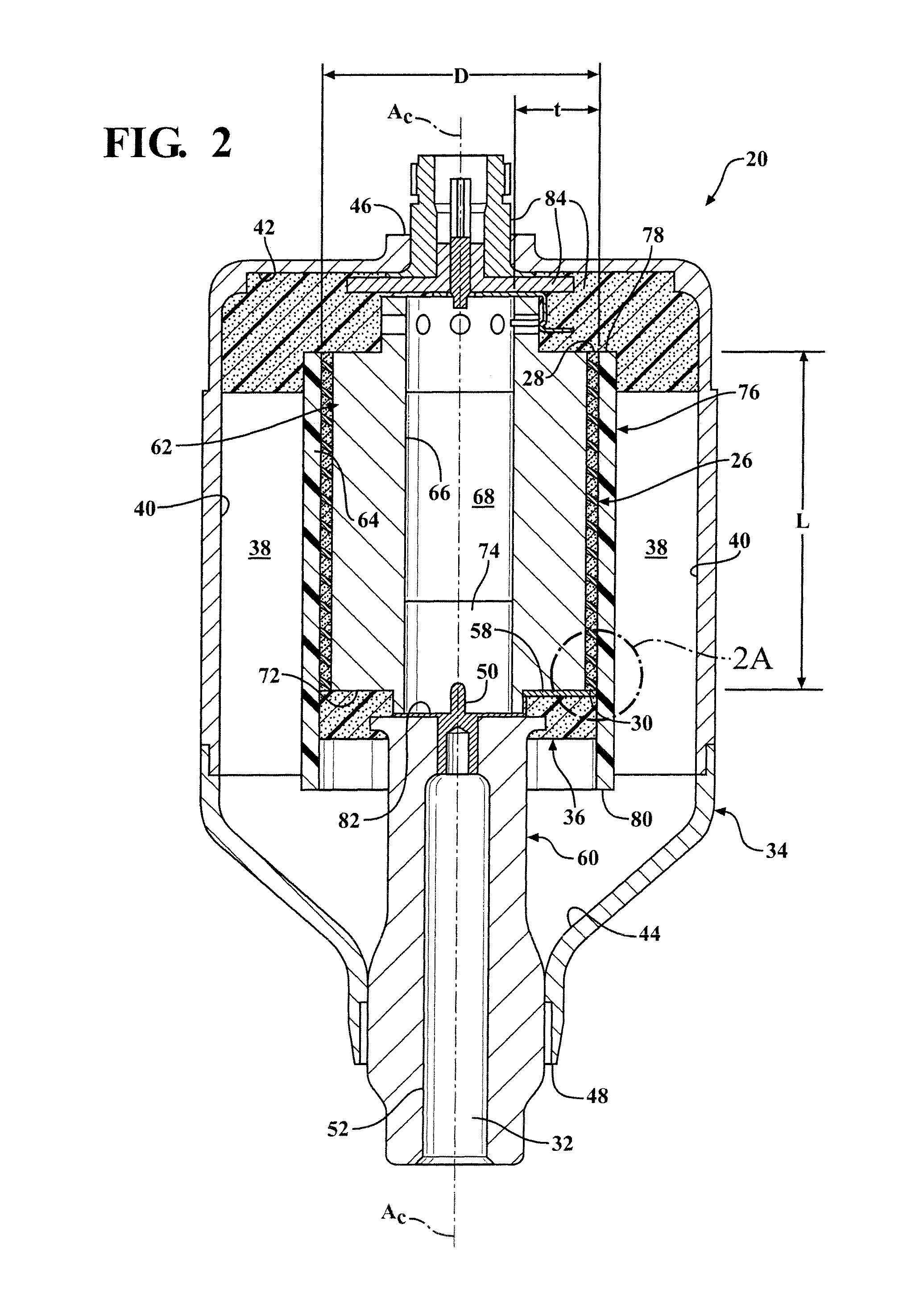 Corona igniter including ignition coil with improved isolation