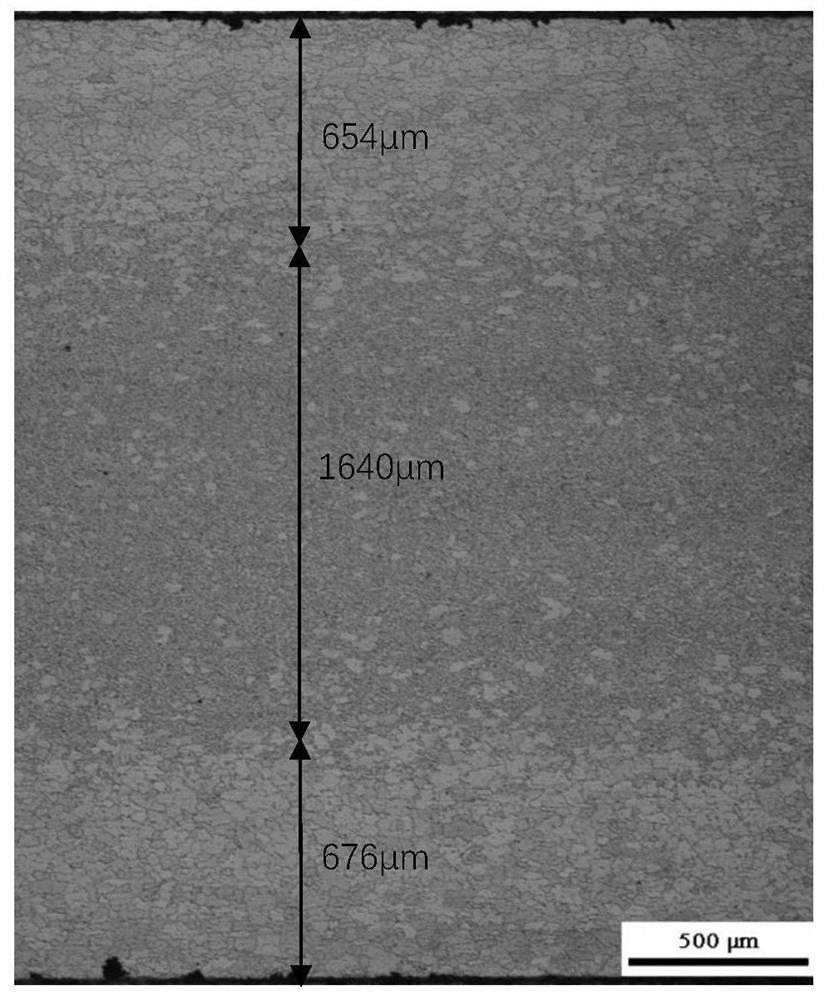 Production method of low-carbon hot-rolled thin steel plate with multi-layer organizational structure