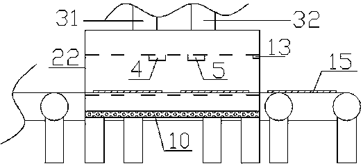 Novel multi-purpose drying channel of silk-screen machine