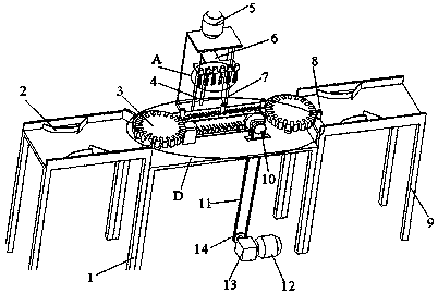 A sulfur measuring device for automatically weighing barium sulfate