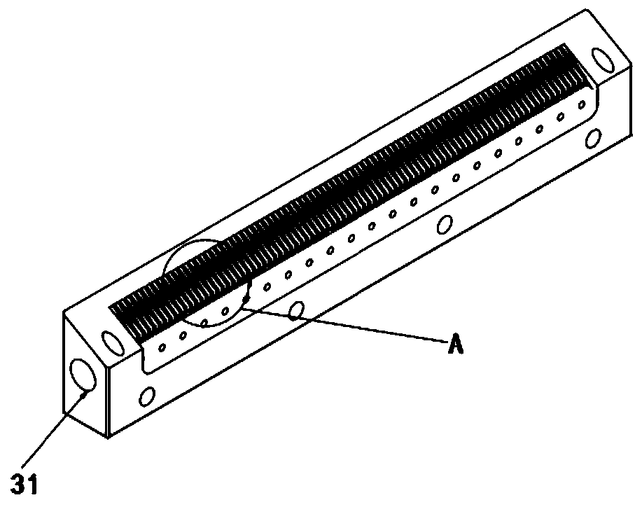 Airflow guide plate for spinneret of melt-blown loom