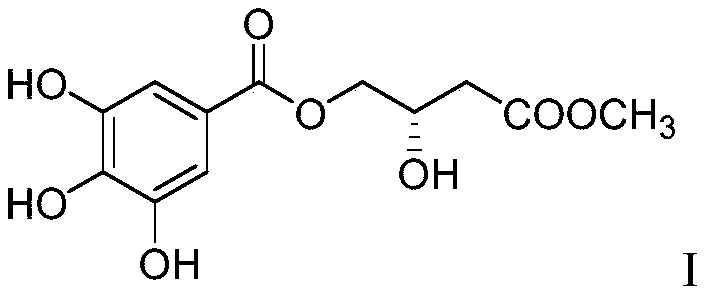 Phenolic acid compound, preparation method and application thereof