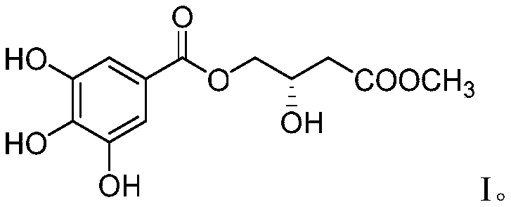 Phenolic acid compound, preparation method and application thereof