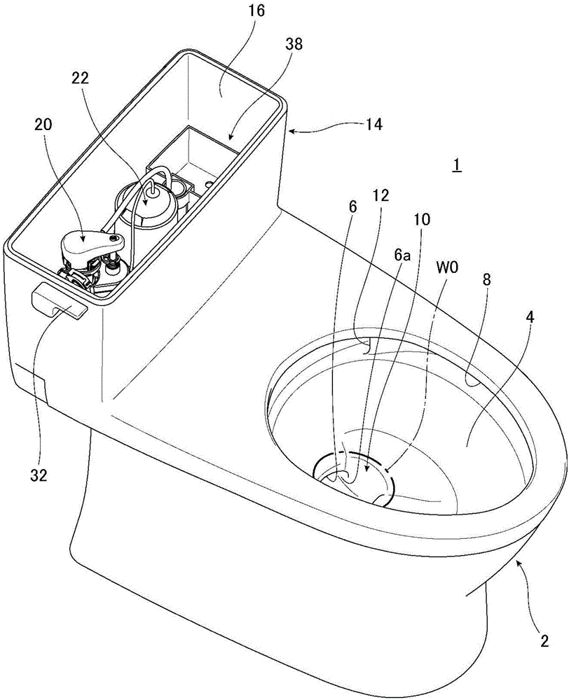 Flush water volume regulator, flush water tank apparatus and flush toilet