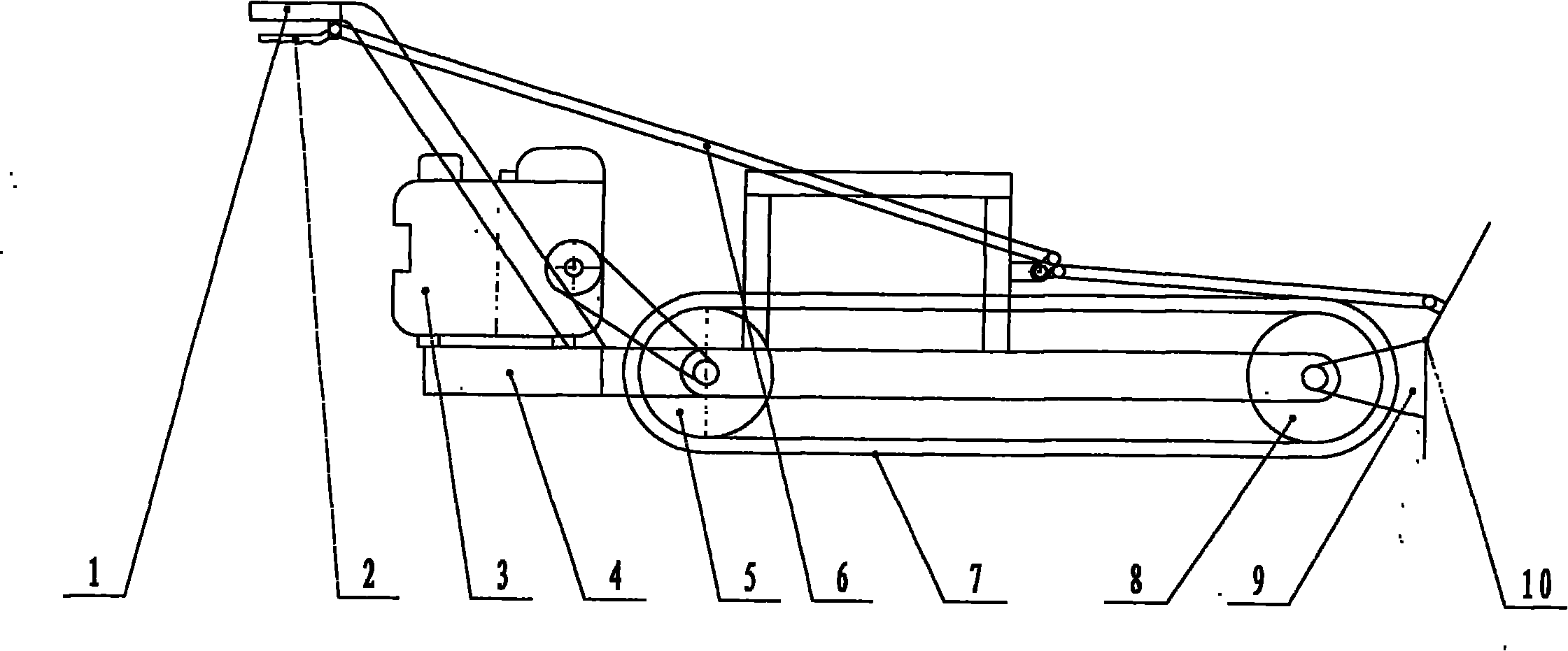 Grain flattening machine