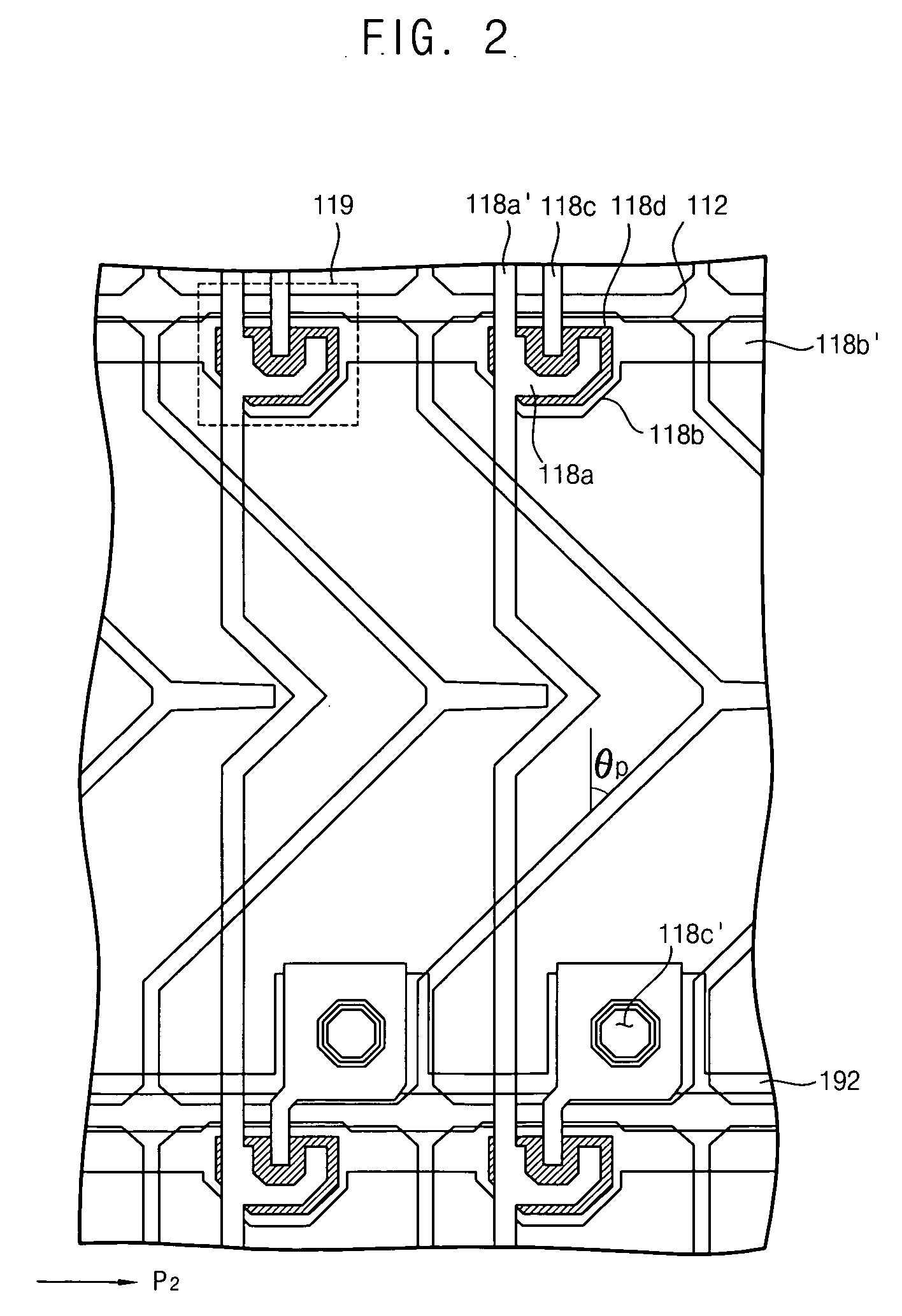 Multi-domain member for a display device