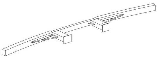 Sliding type automobile anti-collision beam device