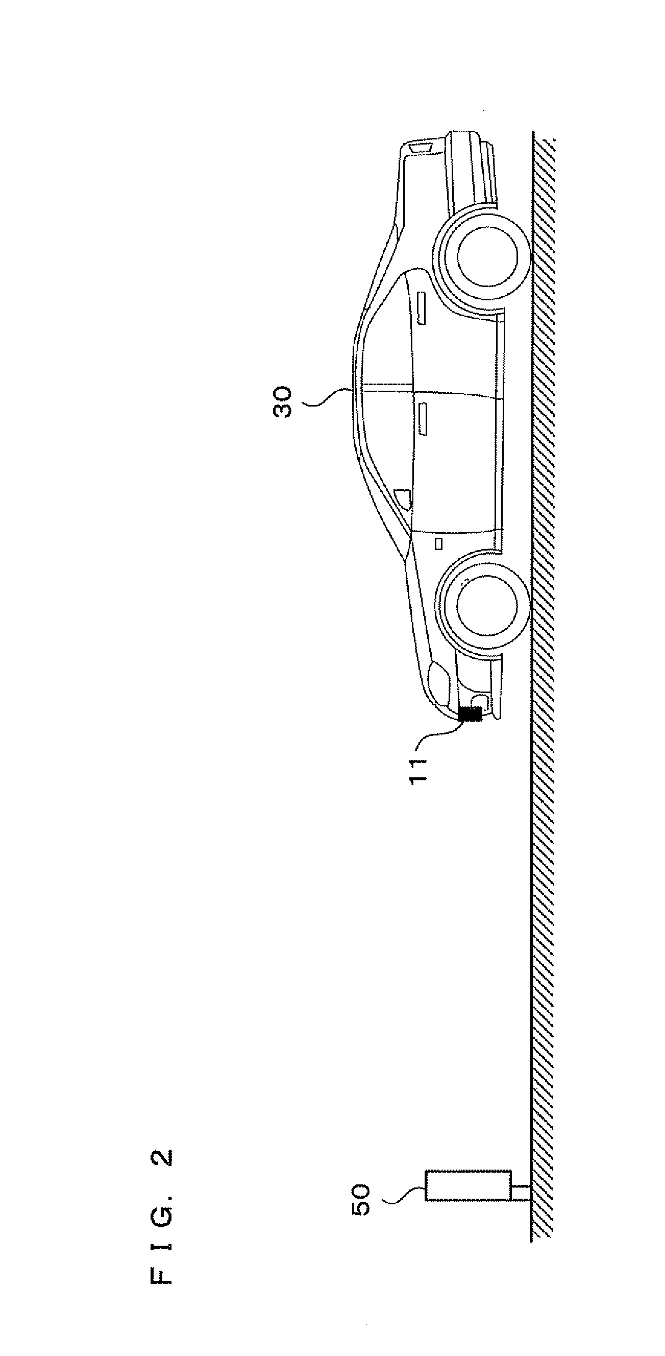 Image capturing device, adjusting device, and optical axis adjusting system for image capturing device